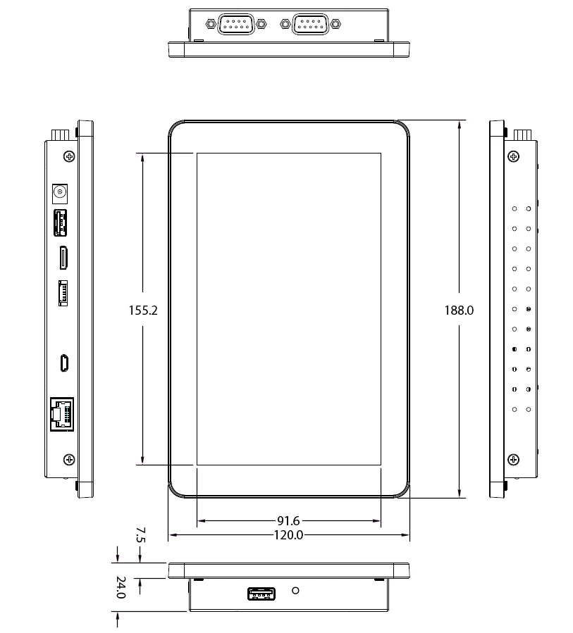TP-A950-07 Technical Drawing