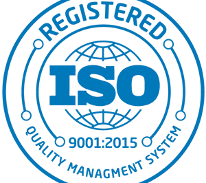 Registered ISO 9001:2015 Quality Management System badge