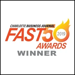 Charlotte Business Journal Fast 50 Awards Winner