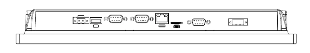 Teguar TA-A920-15 with modified IOs, featuring 3x COM, 1x Micro USB, 1x LAN and 1x USB IOs