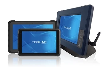 Two rugged tablets and an industrial computer from Teguar
