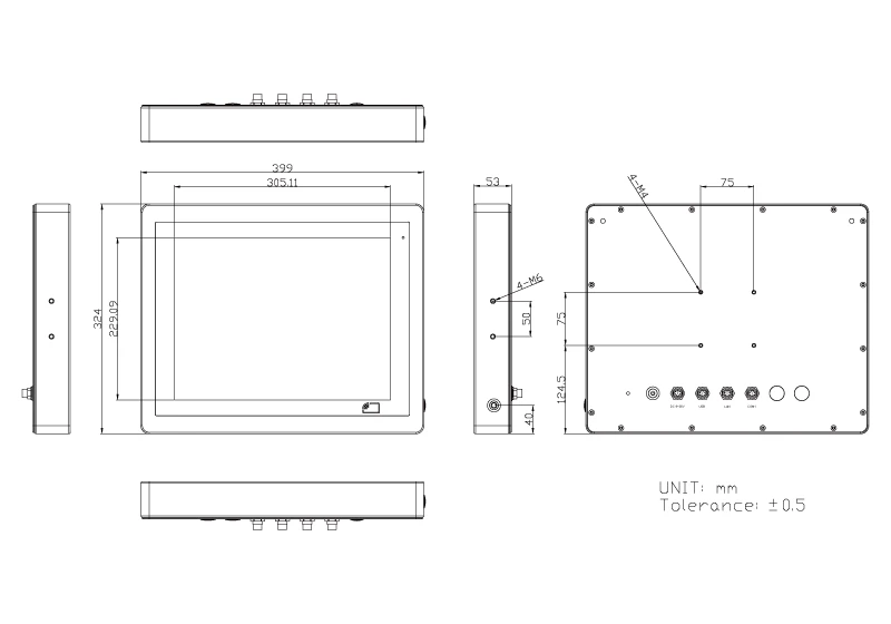 TS-5645-15 Technical Drawing